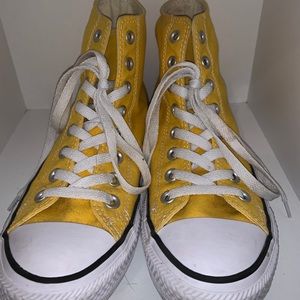 Women’s Yellow High Top Converse